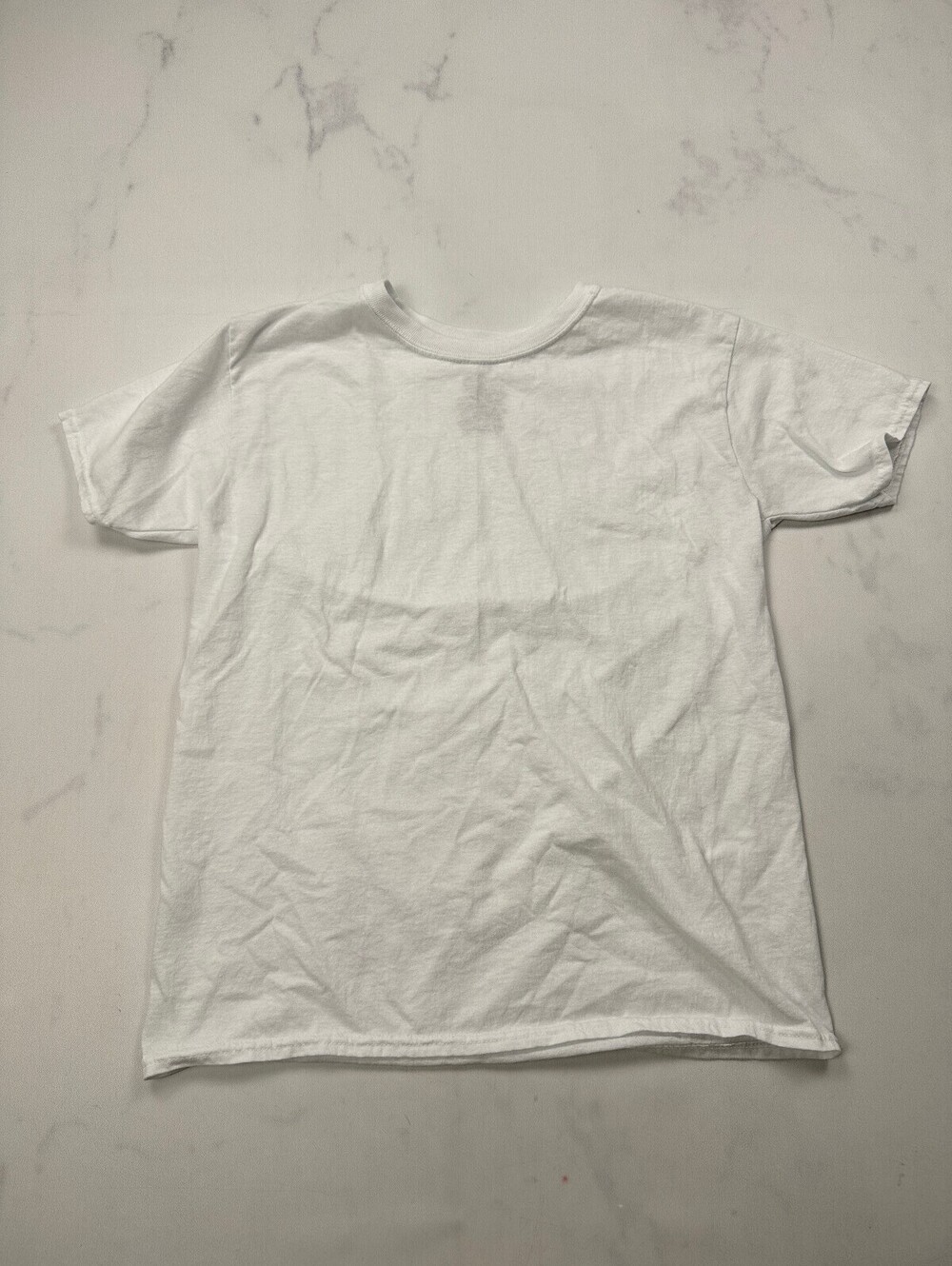 Hanes T Shirt White Modern Classic Minimalist - Boys XL